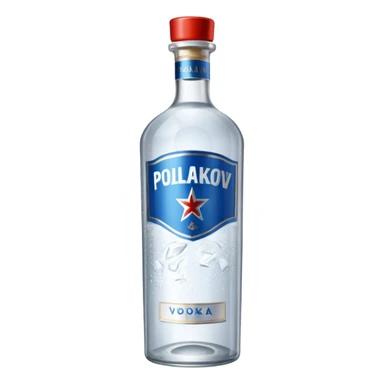bouteille de vodka poliakov sticker