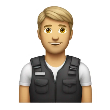 taxi driver white man sticker