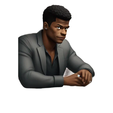 Lamar Jackson at the casino sticker