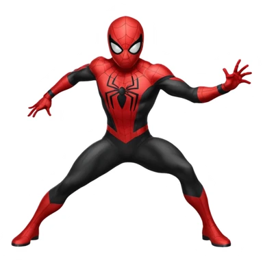homen aranha de viuva negra sticker