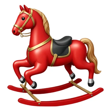 red Rocking Horse sticker