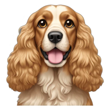Dog-golden-english-cocker-spaniel-full-body sticker