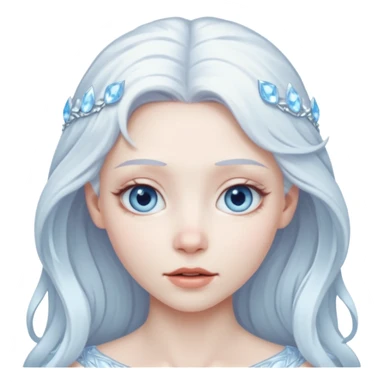 albino ice princess sticker