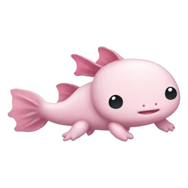 axolotl sanrio sticker
