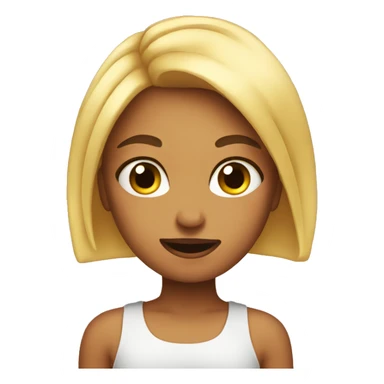 Sassy girl emoji sticker