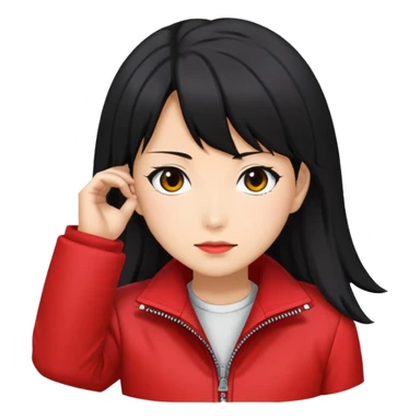 Misato Katsuragi from "Neon Genesis Evangelion" sticker