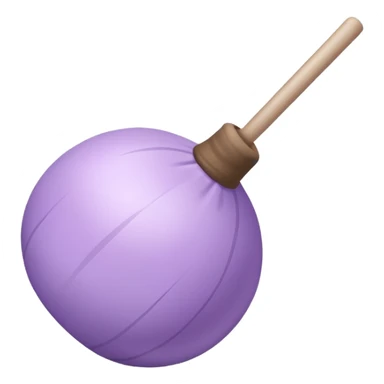 Hawaiian light purple poi sticker