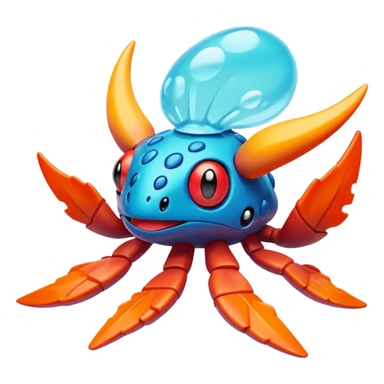 Parasect-Crocalor-Blitzle-Pokémon-fusion sticker