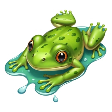 Patita de rana  sticker