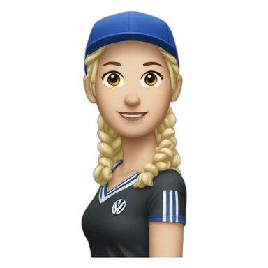 Volkswagen golf 7R  sticker