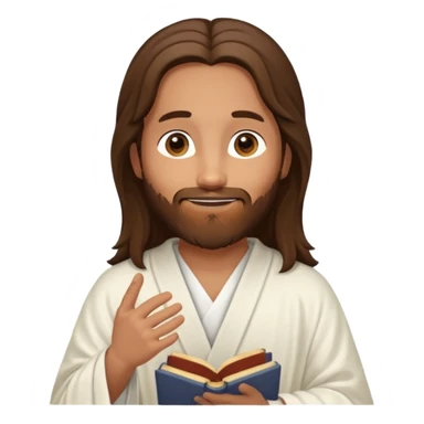 Jesus telling a story sticker