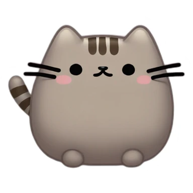 Pusheen sad sticker