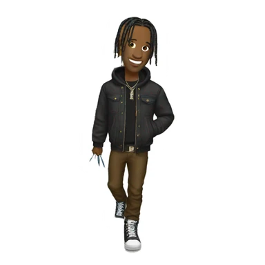 Travis Scott buying stuff sticker