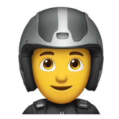 Un homme portant un casque de moto sticker