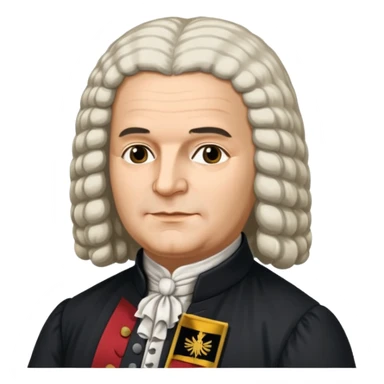 johann sebastian bach german flag sticker