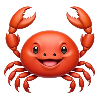 cute crab kawaii baby chubby sticker