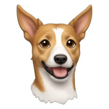 Juan the brazilian podengo mix breed sticker