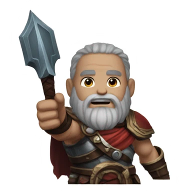 god of war cratos thumbs up sticker