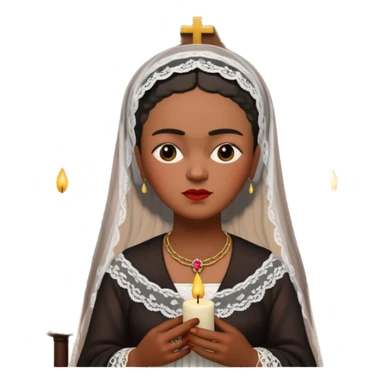 Frida Kahlo in church sticker