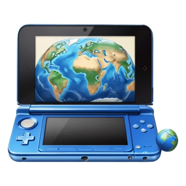 nintendo 3ds earth sticker