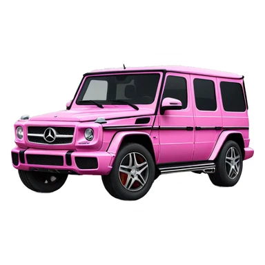 Pink Mercedes G wagon sticker