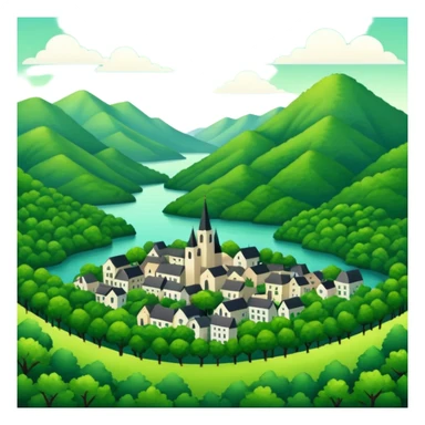 In our hometown, there’s plenty of trees sticker