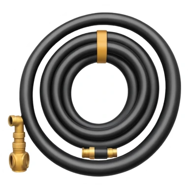 A Hose – coiled water hose sticker