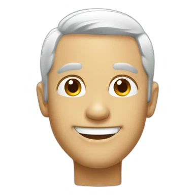 Frenchman smiling sticker