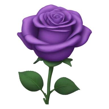 Baby purple rose sticker