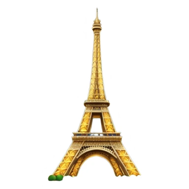 Eiffel Tower at Night bright sticker