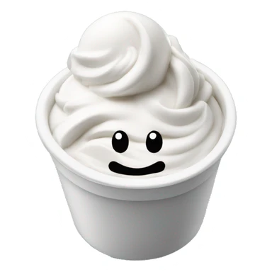 Frozen yogurt that says Oreo on the cup sticker