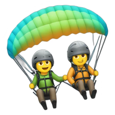Parapente tandem sticker