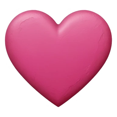 pink heart on canvas paint  sticker