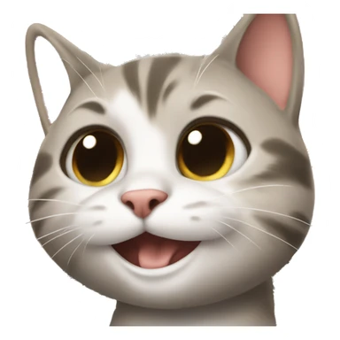 cat on Eiffel Tower  sticker