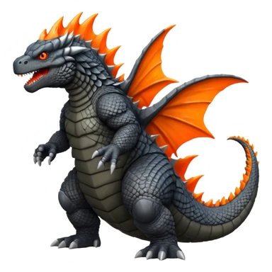 Godzilla ready to fire sticker