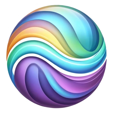 Elegant energy orb with floating tie or bowtie element inside, masculine style inspiration, soft radiating waves sticker