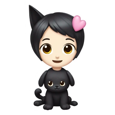 kuromi heart sticker