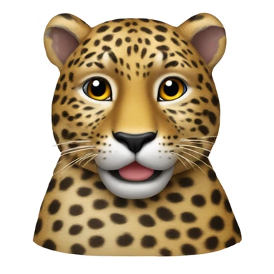 un canard léopard  sticker