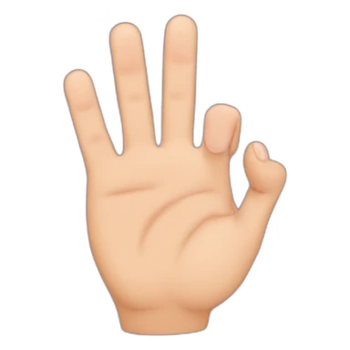 surprise face with cover face with hand peeking through between pinky finger and ring finger  sticker