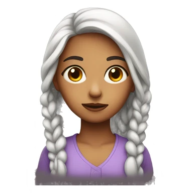 Girl side eye  sticker