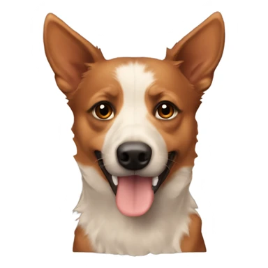 Red heeler sticker