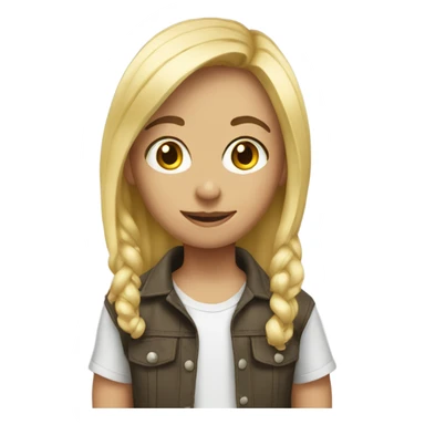 2 boys 1 girl blonde sticker