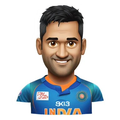 ms dhoni sticker