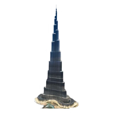 Realistic Burj Khalifa  sticker