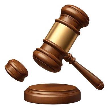 judge gavel sticker