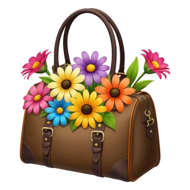 Flower bouquet travel sticker