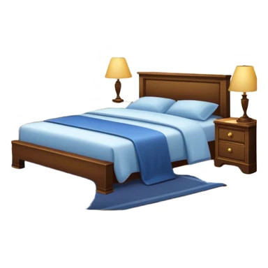 A dimly lit bedroom.  sticker