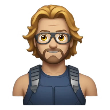 xmen hank sticker