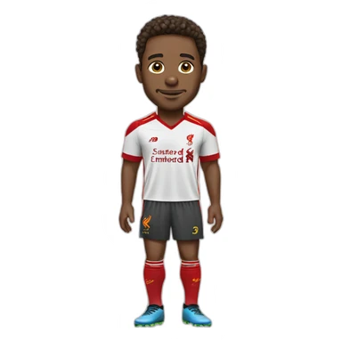 Liverpool soccer player sticker