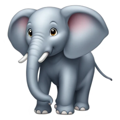 Éléphant sur souris sticker